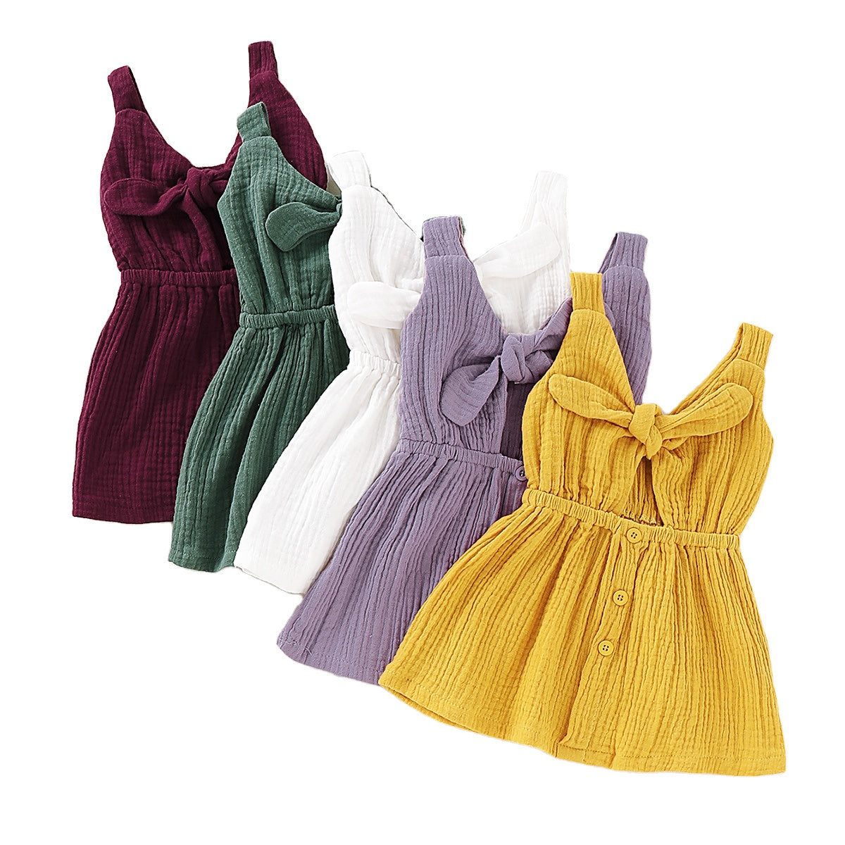 Hot style summer kids dresses for girls overalls baby girl dresses adorable girls' dresses