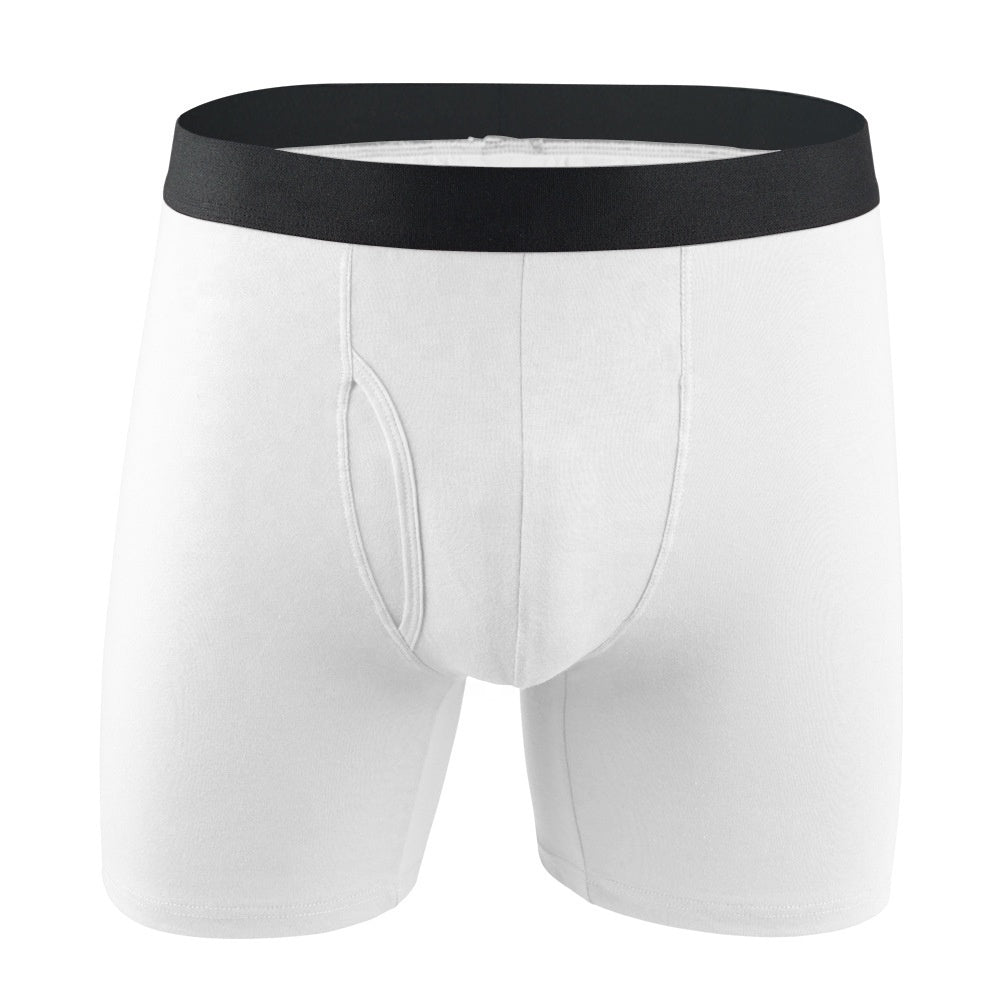 High quality mens Classic solid Cotton stretch Briefs boxers shorts Open Fly Pouch Men's underwear