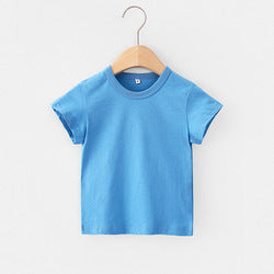 Cotton Comfort: Blank Plain Children's T-shirts for Every Occasion