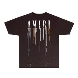 Amiry NEW Mens Womens Designer T shirts Printed Fashion man T-shirt Top Quality Cotton Casual Tees Short Sleeve Luxury Hip Hop