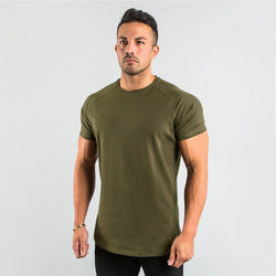 95%cotton 5% elastane custom private logo fitness gym wear sports apparel plain blank men T Shirt