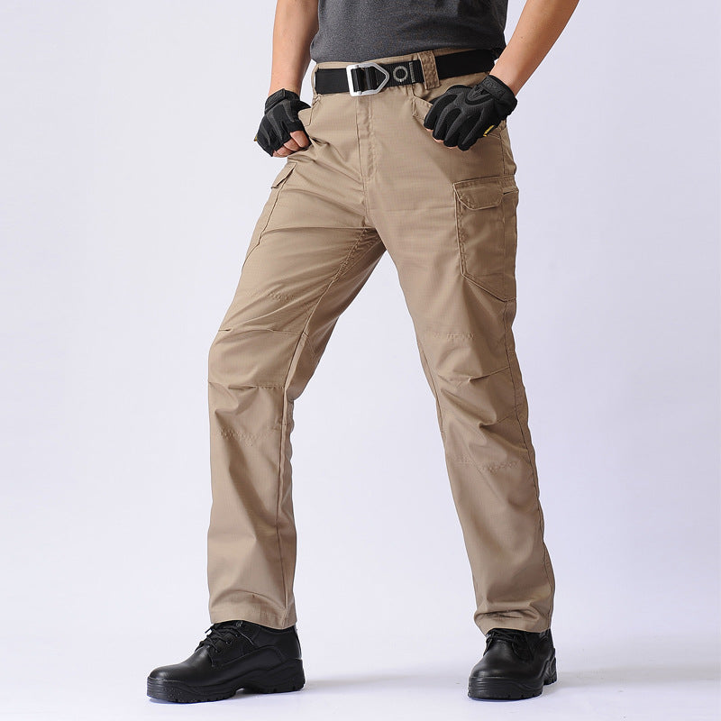 Men's Tactical Pants IX7 Water Resistant Cargo Pants Lightweight Hiking Work Pants