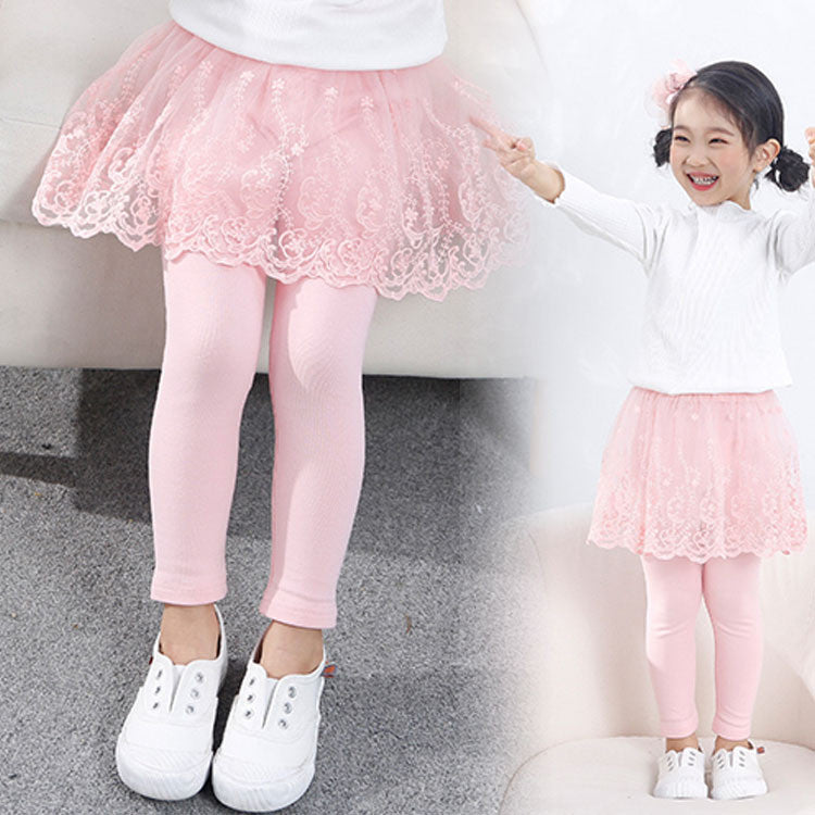 Little Girls Leggings with Cartoon Printing Cotton Kids Pants Fashionable Baby Clothes Manufacturer Kids Casual Wear