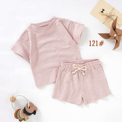 Wholesale 100% Organic Cotton Baby Clothing Set, Summer Baby Set, Baby Summer Clothes