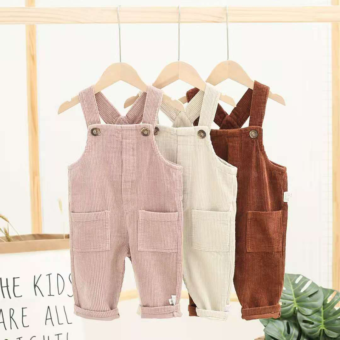 Cute & Comfy: Cotton Toddler Corduroy Overalls