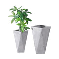 Molds decorative indoor big plant pots grey large concrete flower pots
