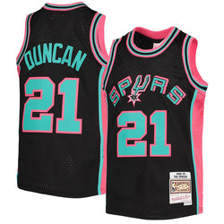 Men #21 Tim Duncan San Antonio Spur Black Basketball Jersey
