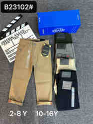 Wholesale Children Clothes Kids Casual Pants Long 2-8 Years Children Chino Trousers Skinny Pants Boys Pants&Trousers