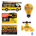 Custom Advertisement Magnet Promotional Gifts Business Card Paper Fridge Magnet with DL layer
