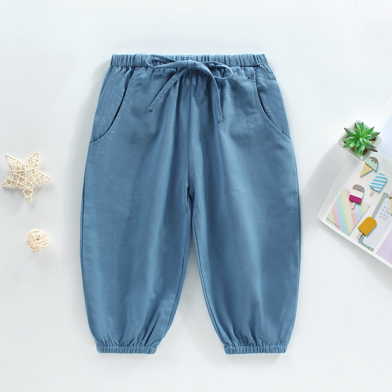 Children Pants Kids Pants Children Loose Casual Patchwork Trousers Girls Kids Oversized Pants