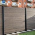 Hot Sale Top Quality low price Wood Plastic Privacy Fence Waterproof and fireproof WPC composite fence panel