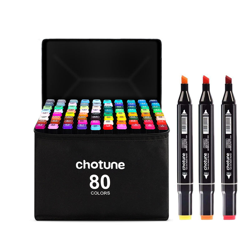 Art Suppliers Non Toxic Permanent Alcohol Marker Pen Set With Bag For Drawing