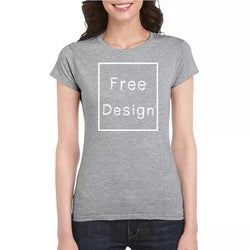 2023 Best Selling Custom Logo Printing 100% Cotton Blank White T Shirt Women