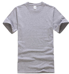 Free shipping mix size color high quality 100% premium cotton t-shirt , custom print men t shirt with your logo or design print
