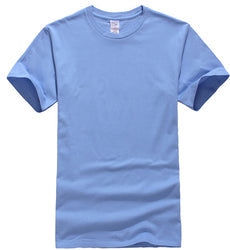 Free shipping mix size color high quality 100% premium cotton t-shirt , custom print men t shirt with your logo or design print