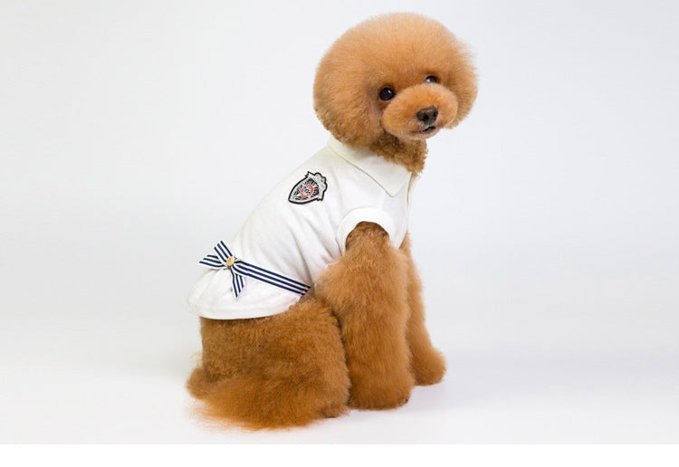 hot sales new style spring summer sailor dog dress wholesale