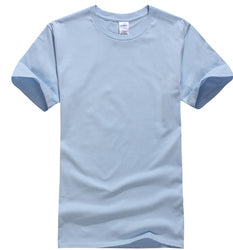 Free shipping mix size color high quality 100% premium cotton t-shirt , custom print men t shirt with your logo or design print