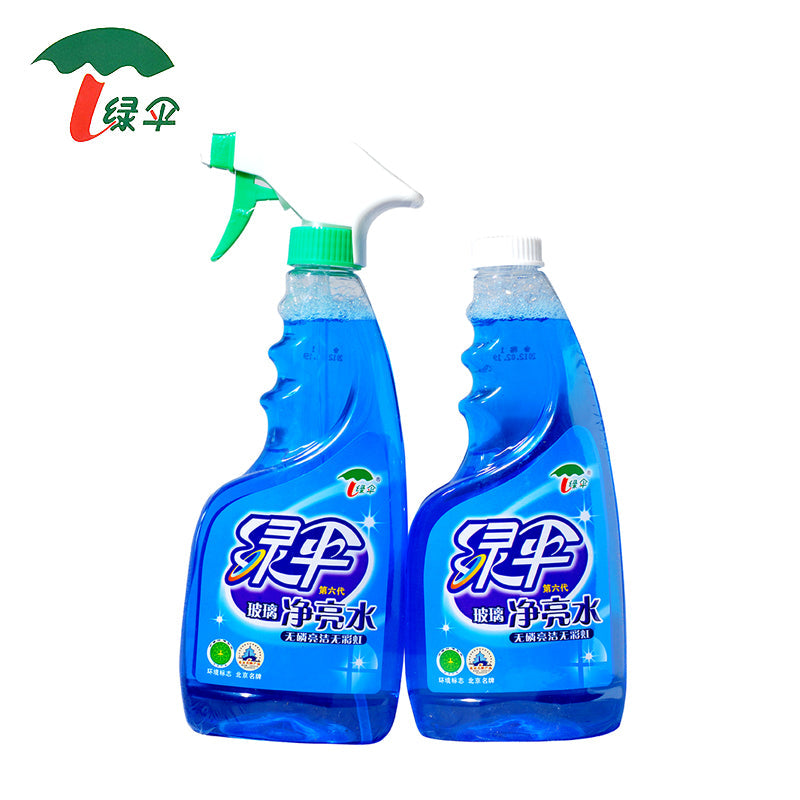 glass cleaning products water chemicals spray commercial agents fully stocked
