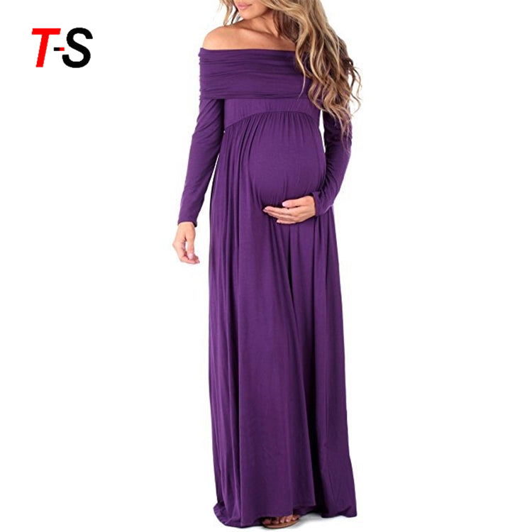 2019 long sleeve vestido de maternidad pregnant women dresses nice maternity dress