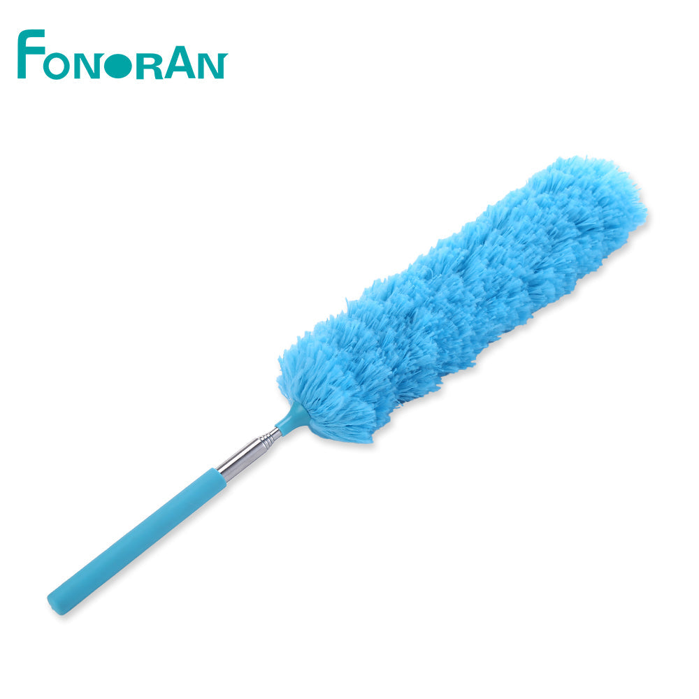 Static microfiber car long handle dust cleaning brush