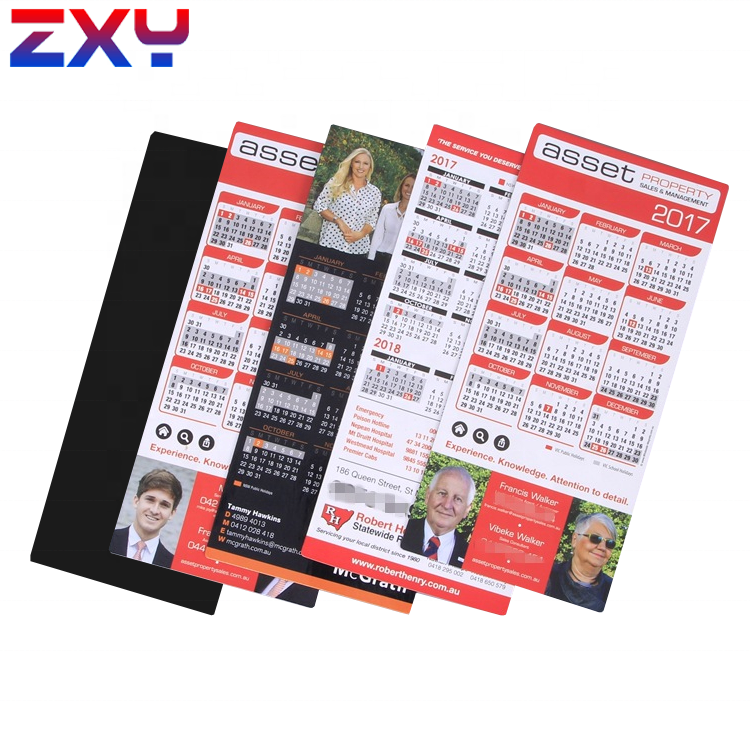 Ad promotion Rubber Magnet sheet Calendar Fridge magnet with your print and logo Factory price