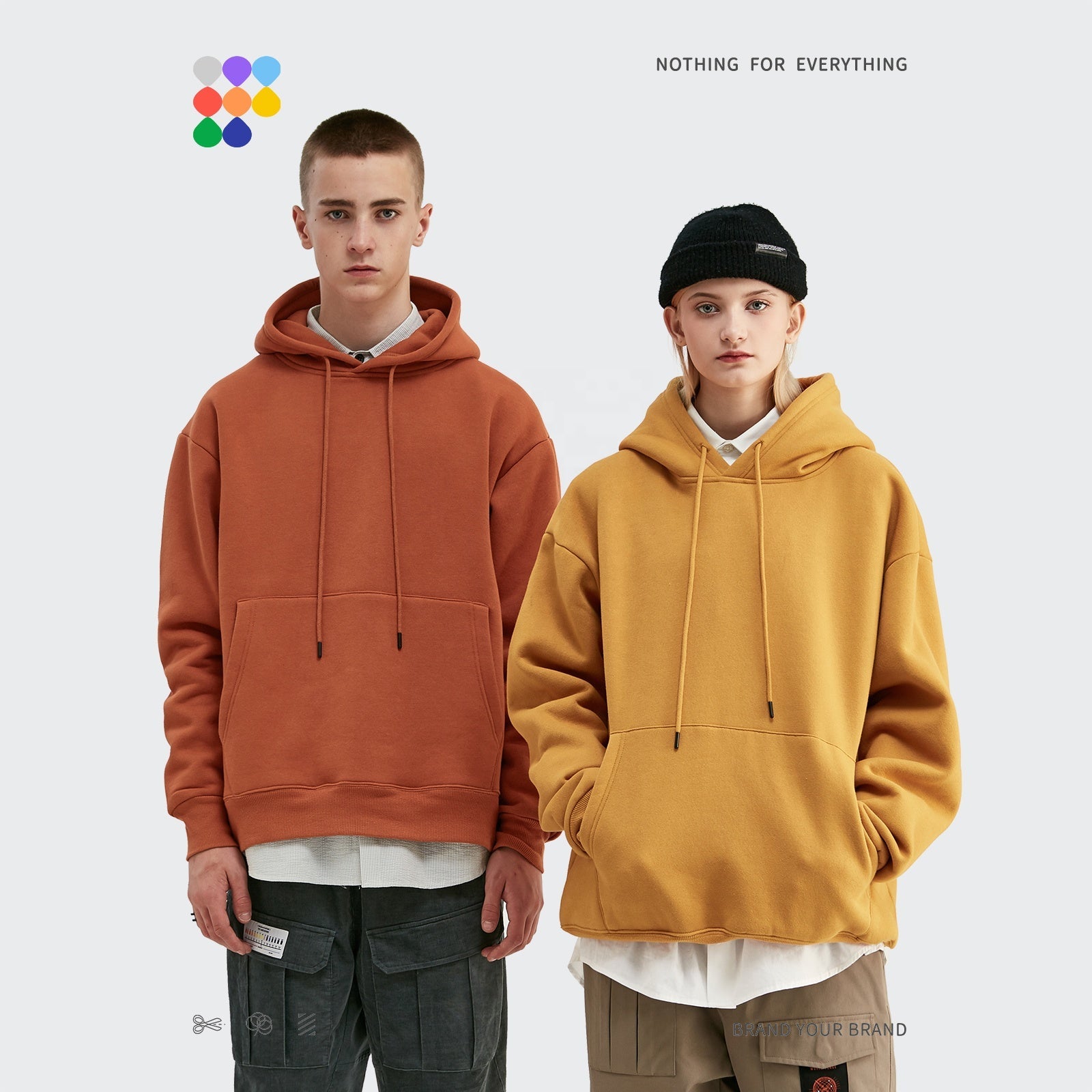 custom logo 350 grams mens thick fleece lined mens hoodies oversized high quality blank hoodies unisex