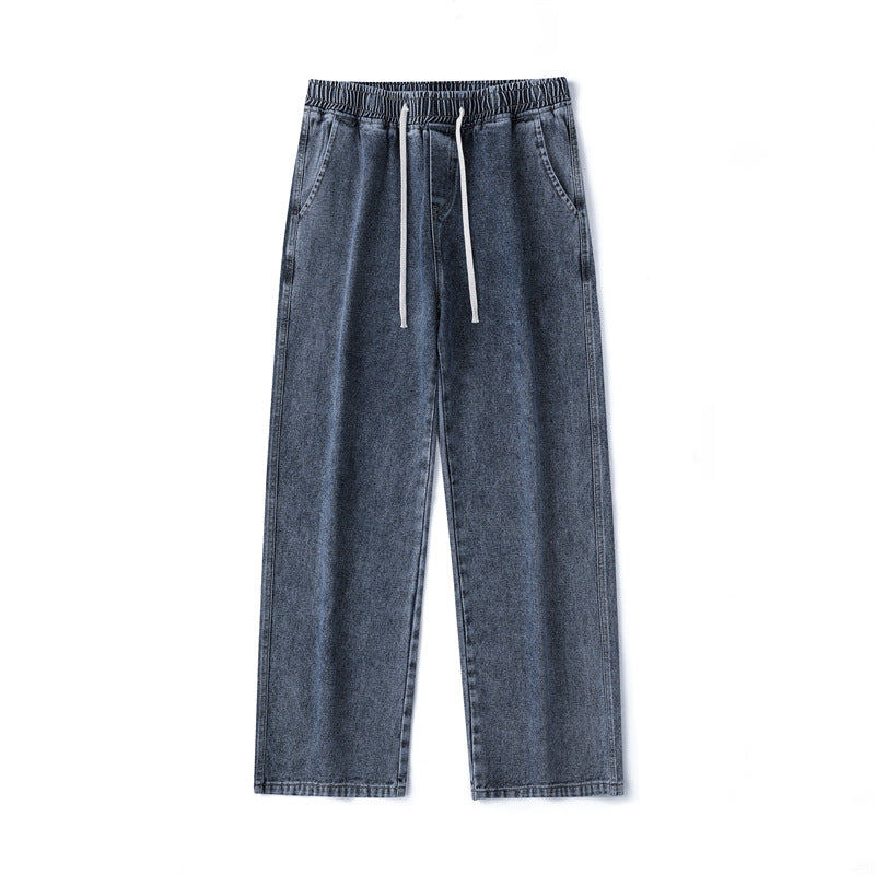 Dropship Wholesale Streetwear Mens Denim Jeans Loose Fit Jeans Straight Baggy Jeans