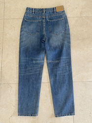 Factory Wholesale Designer custom High waist ladies female denim good quality women's Fashion stretchy Breathable jeans