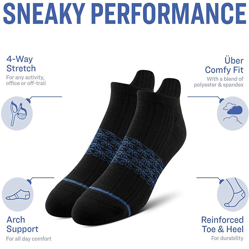 Custom White Black Thick Cotton Gym Short Ankle low Cut Sport Socks Athletic Sock Non Slip Men Socks