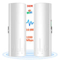 Outdoor Gigabit POE Wireless CPE 1200Mbps 5.8GHz Outdoor Point to Point 3KM Long Range WiFi CPE Bridge