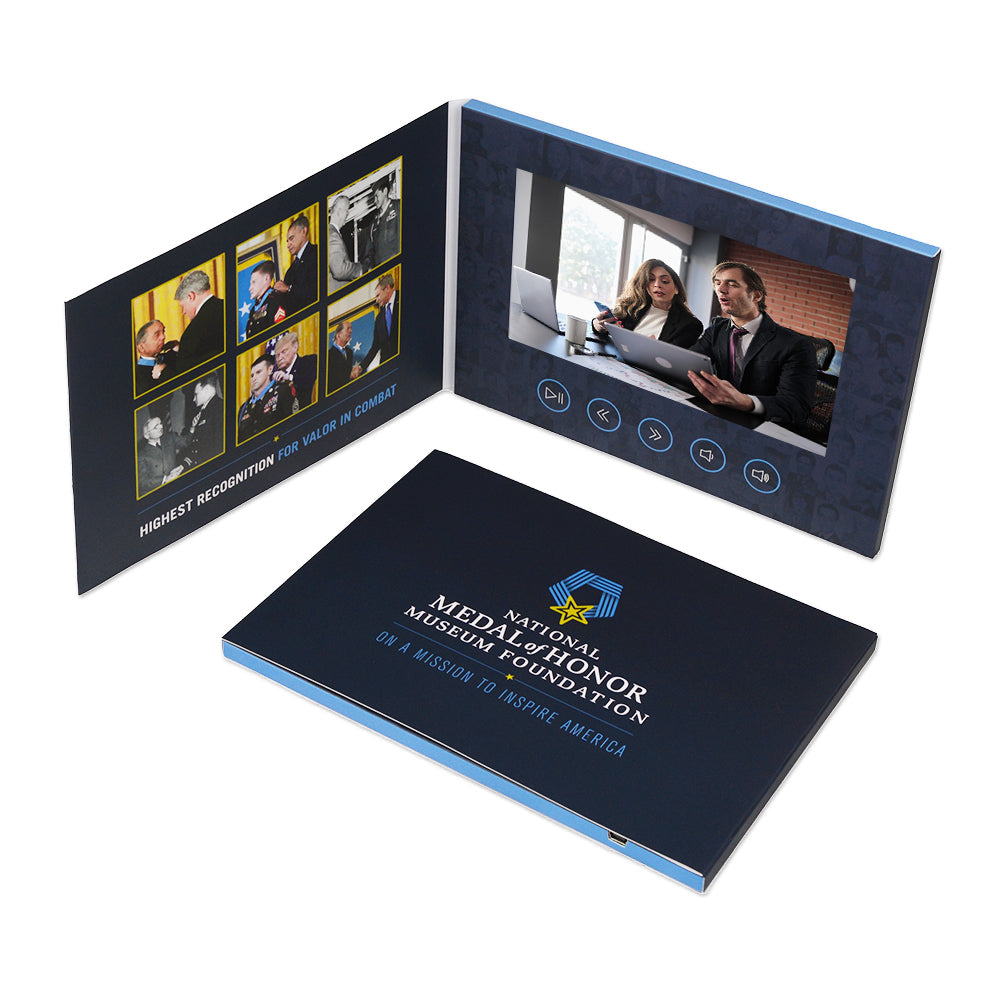DIY Custom 4.3 5 7 10 inch digital book lcd tft screen Video Grukarte greeting gift invitation business card marketing