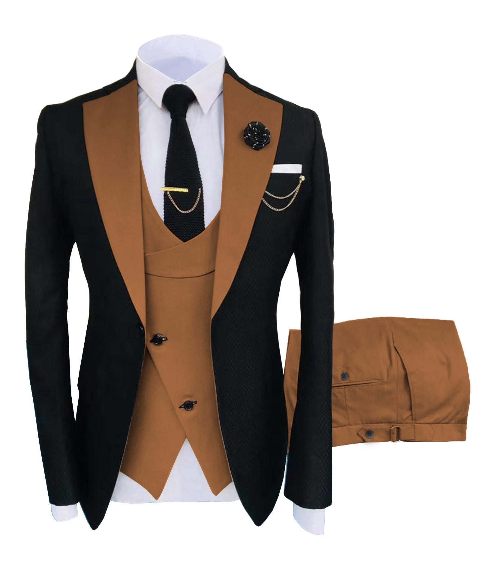 2022 Slim fit groom wedding business tuxedo formal gentleman 3 pieces blazer designs for set men suits