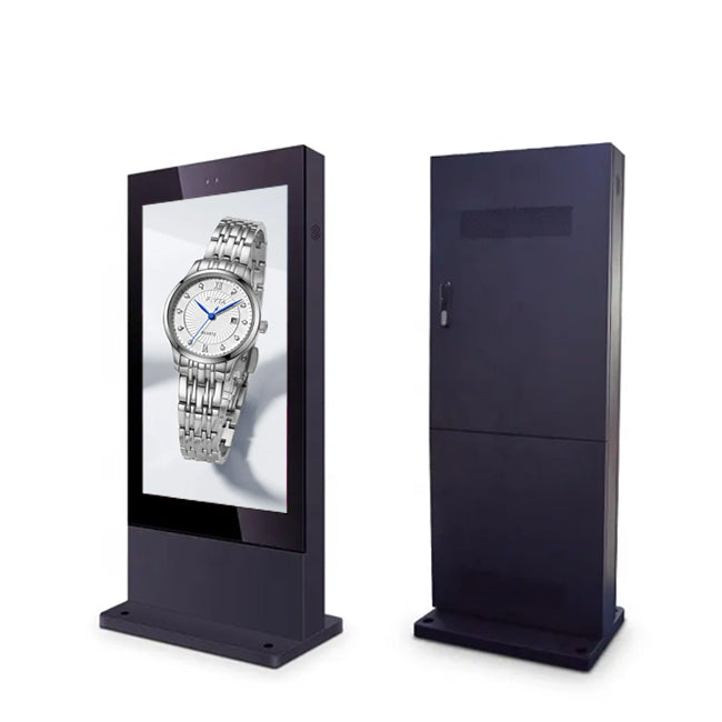 55inch Outdoor Floor Standing Digital Signage Totem Lcd Advertising Kiosk For Marketing Advertising Display