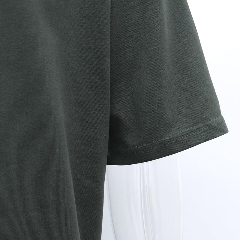 mens blank cotton tshirt loose drop shoulder design logo oversized custom t shirts