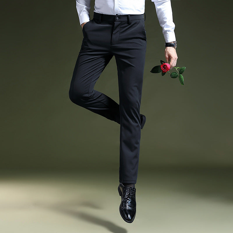 2023 new arrival Men Pants business casual high rebound easy-care upmarket fashion pant
