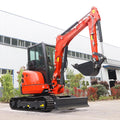FREE SHIPPING Chinese brand 3.5 ton mini excavator 2 ton crawler household farm excavator 3 ton for home use