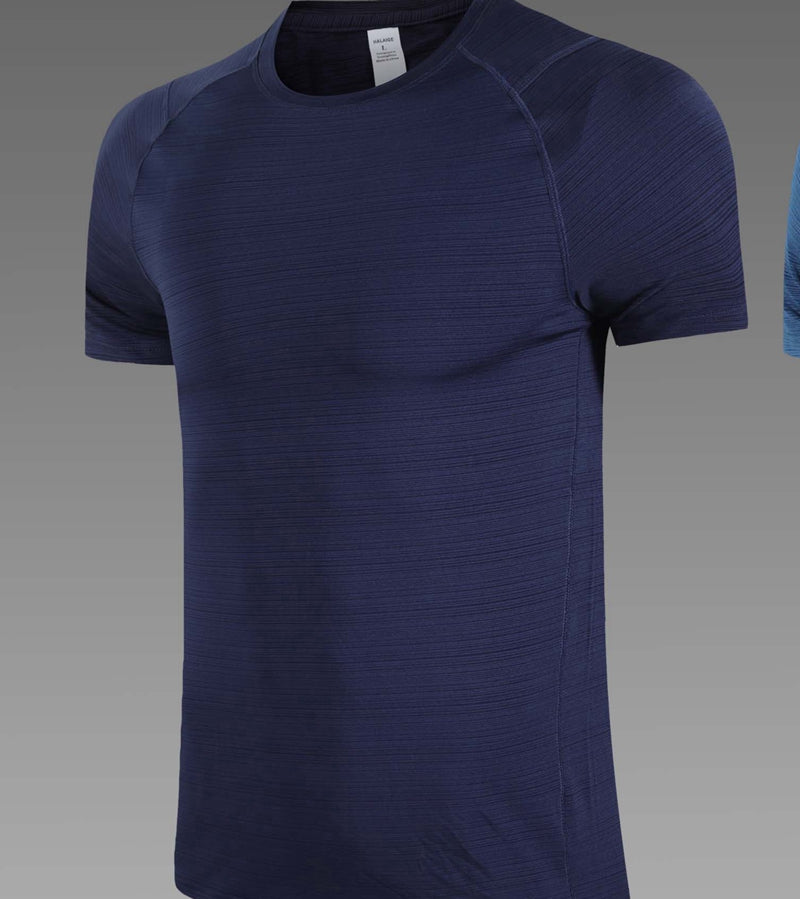 89 polyester 11 elastane mens gym top moisture wicking active athletic performance crew tshirt quick dry