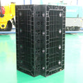 Reusable Plastic Adjustable Concrete Forms Construction Column Formwork For Building Geo Molds