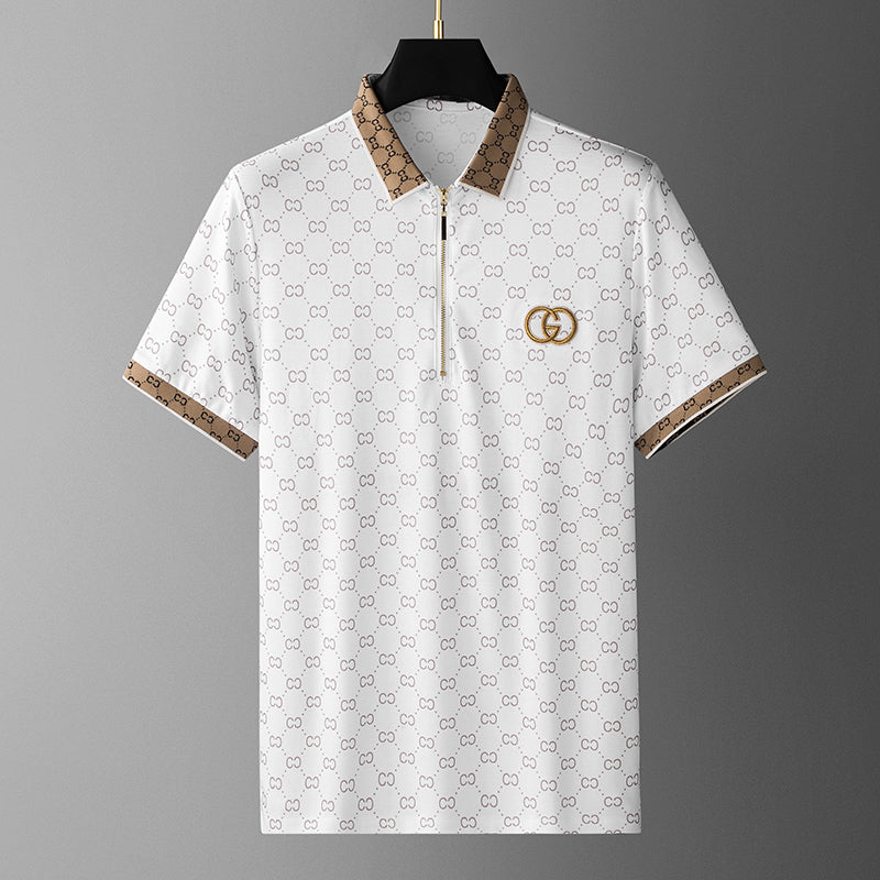casual new men's Summer polo shirt men's short-sleeved cotton men polo shirt
