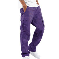 2022 OEM cargo sweat pants men streetwear black cargo pants khaki track Trousers plus size cargo pants men