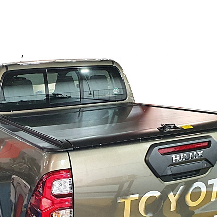 Retractable Pickup Truck Hard Bed Cover Roller Lid Tonneau Cover Aluminum Alloy for Toyota for Hilux Revo/vigo/trd/adventure2021