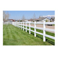Ranch Fence White Vinyl Fence Plastic Horse Fencing