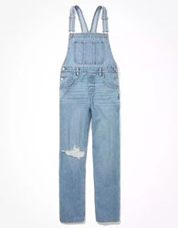 Custom looses  plus size women's  ripped denim  Overalls