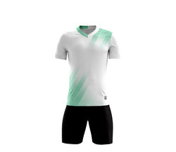 Wholesale Supplier Team Design Breathable Sport Wear Soccer Shirt Set Quick Dry Adult Black Custom Football Uniform Jersey Kit