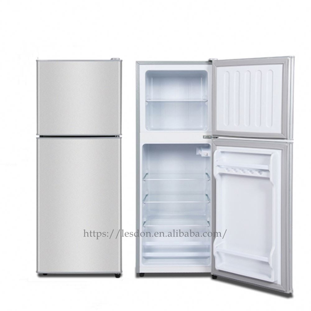 Ready Stock Fridges Energy-saving Small Domestic Inner Light Refrigerated Two Doors Refrigerator