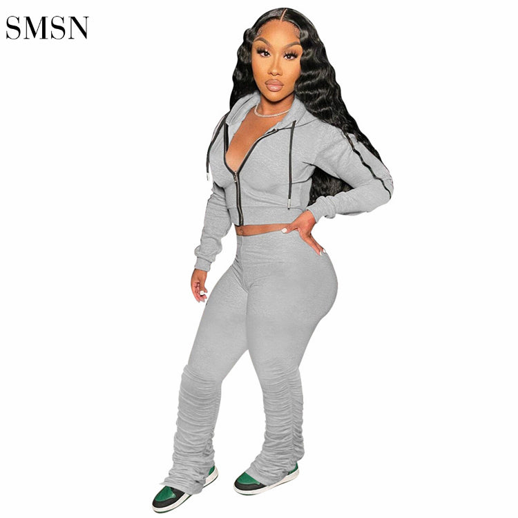 new autumn long sleeve woman clothes ladies autumn set 2 piece outfit womens two piece pants set