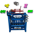 Semi Automatic Electric Hollow Concrete Paving Brick Making Machinery Cement Block Moulding Making Maker Machine Price Kenya