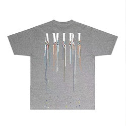 Amiry NEW Mens Womens Designer T shirts Printed Fashion man T-shirt Top Quality Cotton Casual Tees Short Sleeve Luxury Hip Hop