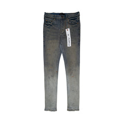 Custom Men Pants Purple Denim Pants Wholesale Breathable Skinny Fitting Streetwear Clothing Patch Denim Low Rise Skinny Jeans