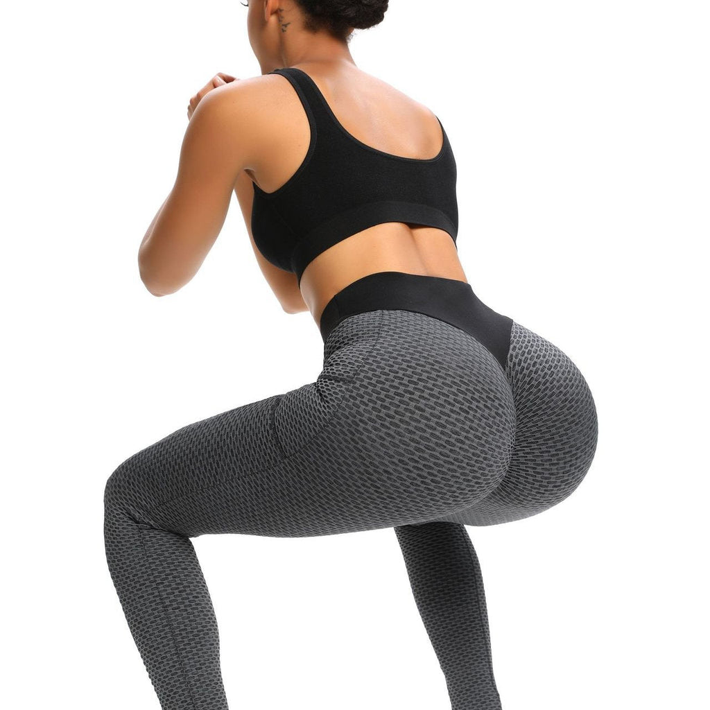 buttlift corset yoga leggings women sportswear fitness yoga pants high waist trainer running wear tiktok honeycomb leggings